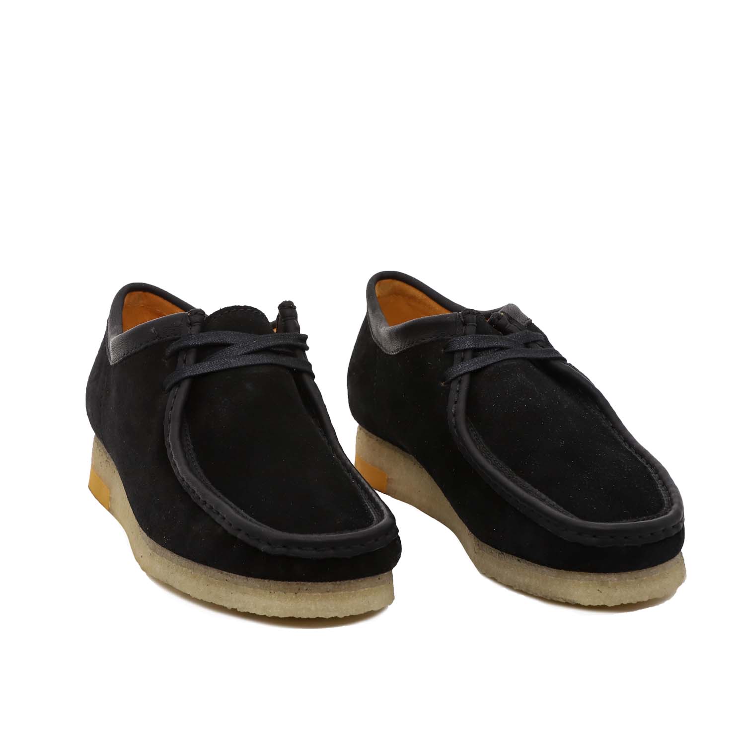 Clarks Wallabee Combi Camoscio Nero